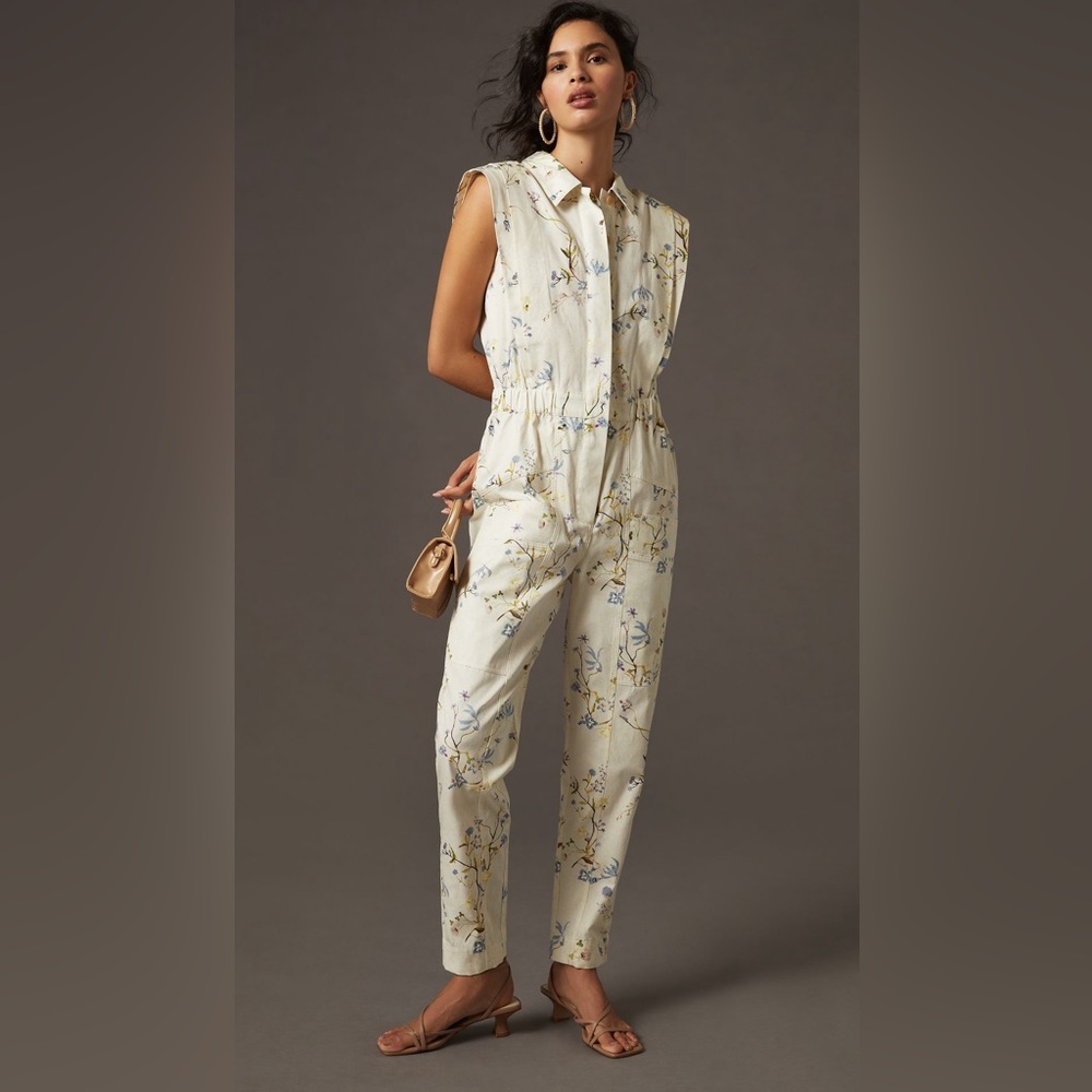 scotch and soda floral jumpsuit